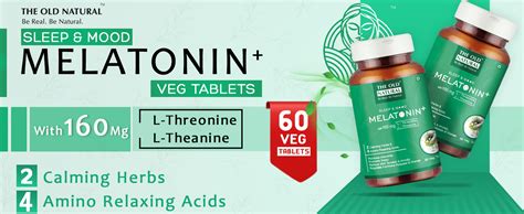 The Old Natural Melatonin Sleeping Pills Melatonin 5Mg With Tagara ...