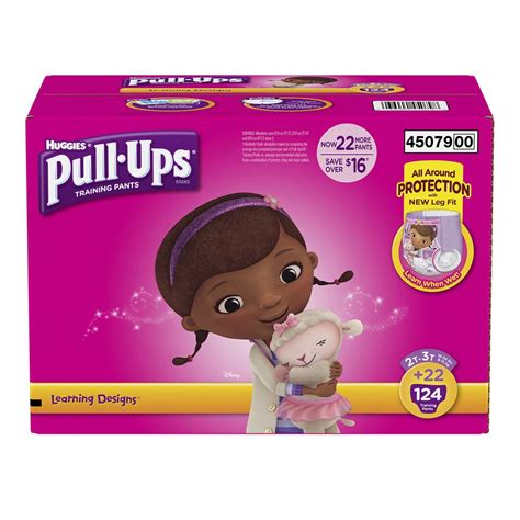 Huggies Toddler Pull Ups Training Pants For Girls, Size 2T - 3T, Total ...