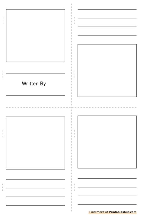 Mini Book Printable Template