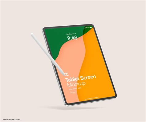 Tablet screen mockup | Premium PSD
