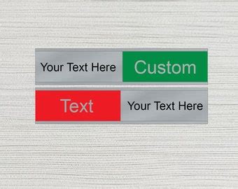Meeting / Conference / Room VACANT / OCCUPIED Slider Door Nameplate ...