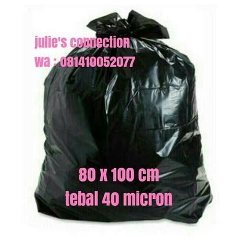 Jual Kantong Plastik Sampah 80 x 100 cm, tebal 40 micron - HDPEHTM 80 ...