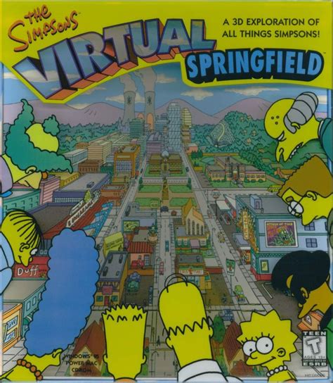Image result for The Simpsons Virtual Springfield Game