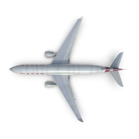 Jet Airliner Airbus A330-300 Qatar 3D model | 3D Molier International