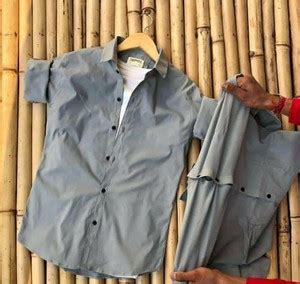 TorontoCN Men Floral Print Casual Grey Shirt - Buy TorontoCN Men Floral ...