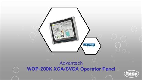 WOP-215K-NAE 15" XGA Operator Panel - Advantech | DigiKey