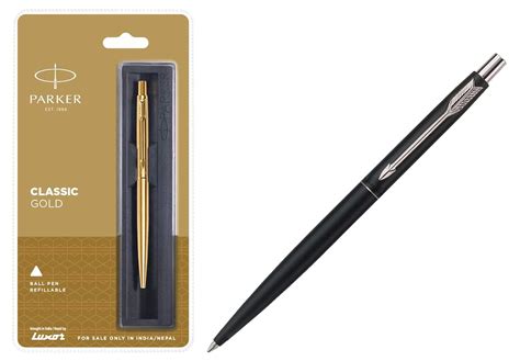 Parker Classic Gold GT Ball Pen Classic Matte Black CT Ball Pen ...