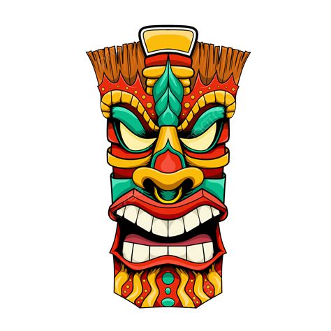 Free Printable Tiki Faces