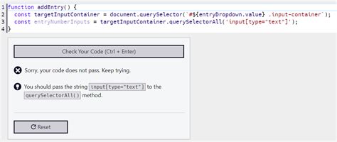 Image result for Freecodecamp JavaScript Step 39 Calorie