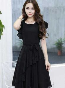 neo queen Women A-line Black Above Knee/Mid Thigh Length Dress - Buy ...