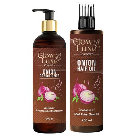 Buy GLOW LUXE COSMETICS Combo Offer Onion Conditioner With Onion Black ...