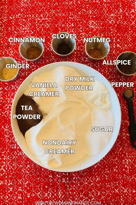 Homemade Chai Tea Latte Mix (Sweet Gift In A Jar)