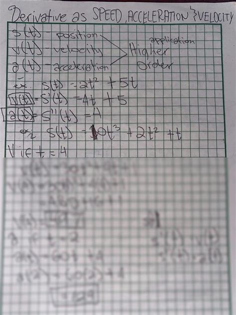 SOLUTION: Derivative as speed acceleration and velocity with examples ...