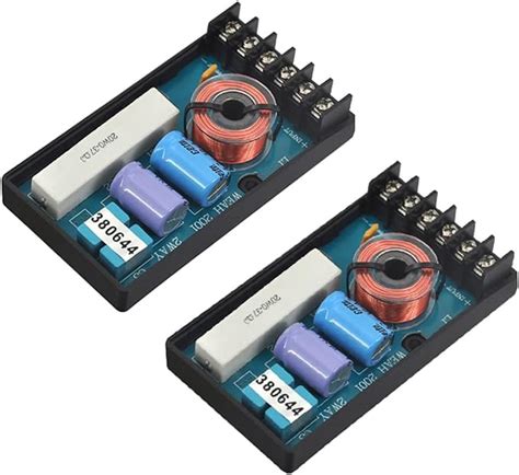 DriSentri 2 Way Crossover for Speaker, WEAH-2001 2pcs Speaker Frequency ...