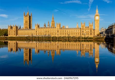 A shot of the Houses of Parliament including the Elizabeth Tower which houses Big Ben