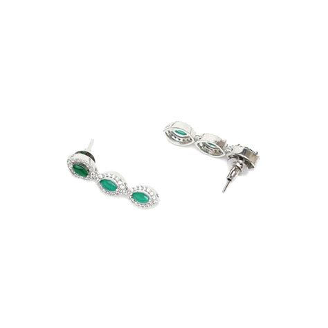 Buy Ritu Singh Jade Single Stone Neckpiece with Earrings Online