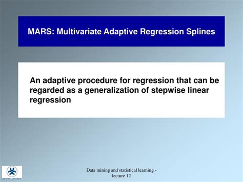 Image result for Multivariate adaptive regression spline MARS Explained
