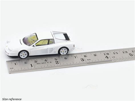 Ferrari Testarossa white 1:64 XF Model diecast scale model car ...