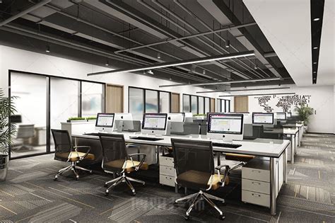 西安1000平米办公室装修案例|空间|商业空间设计|西安办公室装修 - 原创作品 - 站酷 (ZCOOL)