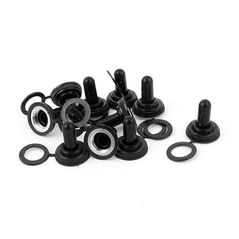 ELECTROPRIME 10 Pcs 11mm Dia. Rubber Waterproof Toggle Switch Cover Cap ...
