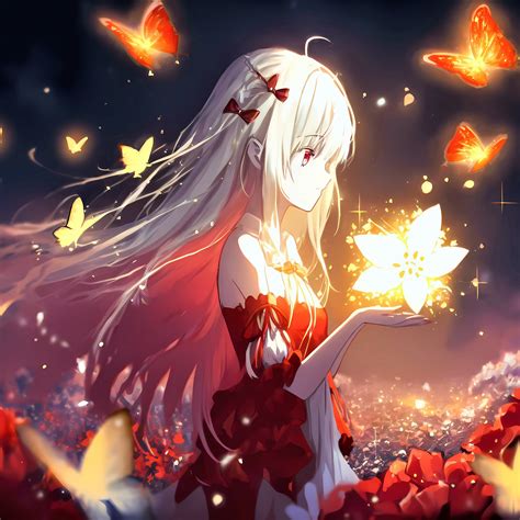 Cute Red Anime Girl Wallpaper at Brianna Gellatly blog