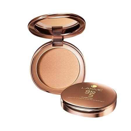 Lakme 9 to 5 Flawless Matte Complexion Compact Powder, Melon, 8 g ...