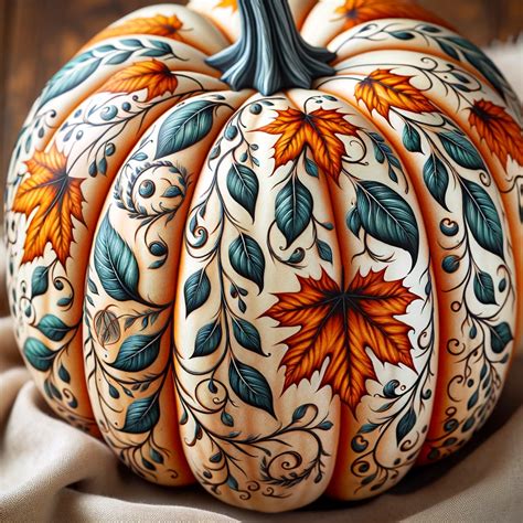 100 Unique Pumpkin Painting Ideas Way Easier Than Carving! | Veganoga ...
