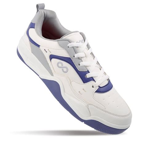 Men's Colourblocked Sneakers - WY3477 White Grey – Walkaroo Footwear