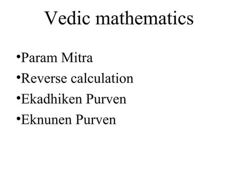 Image result for Vedic Mathematics Tutorial