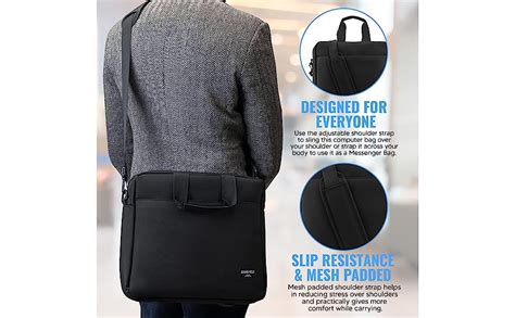 URBAN WOLF 15.6 inch Laptop Shoulder Messenger Sling Office Bag, Water ...
