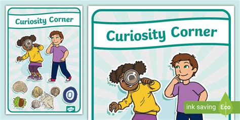 Curiosity Corner Display Poster, Curiosity (teacher made)