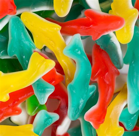 SweetGourmet Assorted Sharks Foam Bottom gummy candy bulk 2 pounds ...