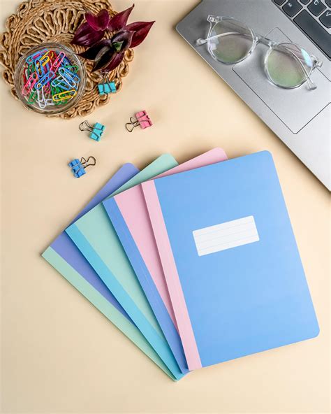 Candy Pastel A5 Student Notebooks - Pack of 4 – Fun Lines