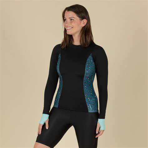 Women Swimming Top UNA Leo Stylish & Supportive Black