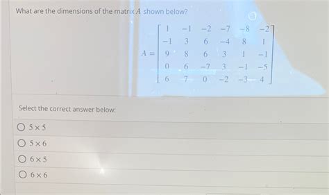 Image result for Matrix Dimensions