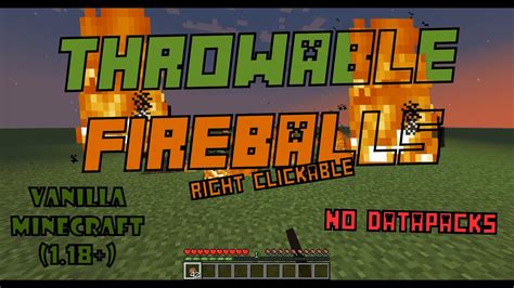 Image result for Command to Right Click Fireballs Minecraft Java Edition