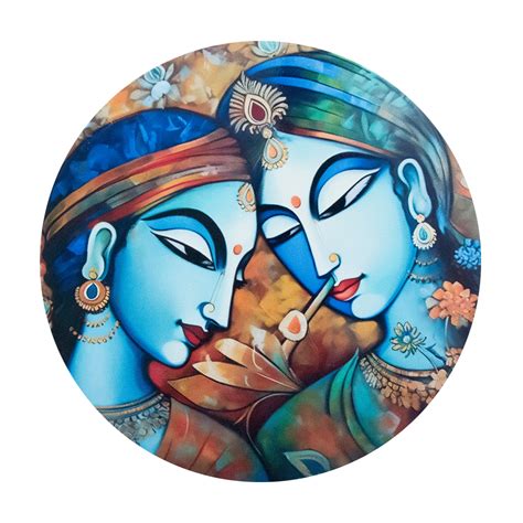 Radha & Krishna Digital Wall Painting – TalkingWalls