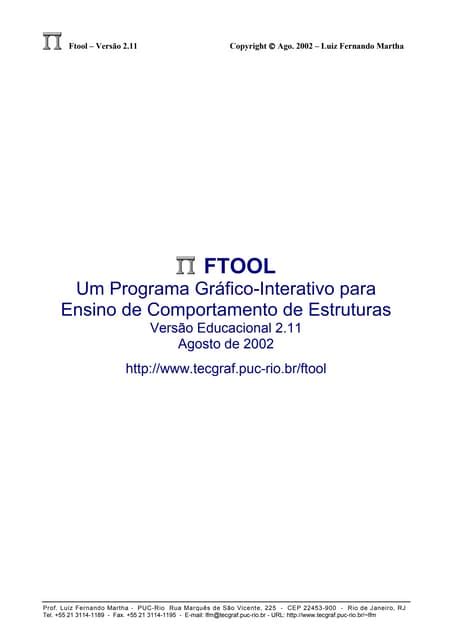 Ftool Tutorial 的图像结果
