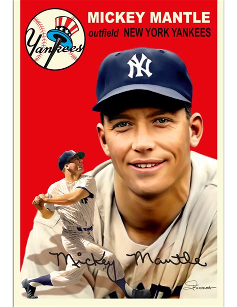 Mickey Mantle Baseball Cards Mint Condition Mickey Mantle Card Sells