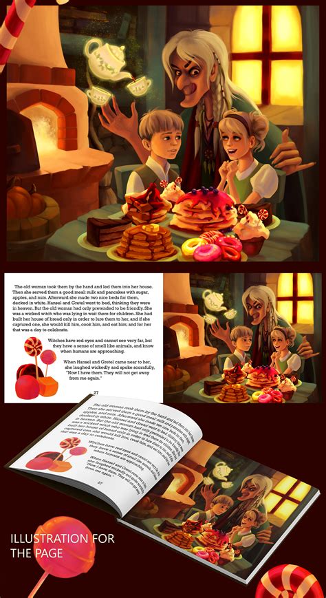Illustrations for Children's Book "Hansel and Gretel" | Behance :: Behance