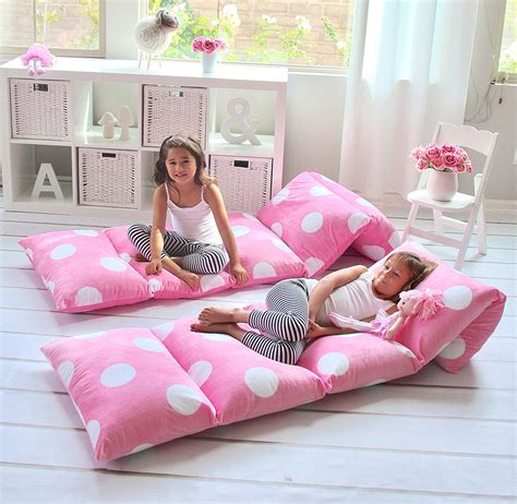 Butterfly Craze Floor Pillow Case, Mattress Bed Lounger Cover, Polka ...