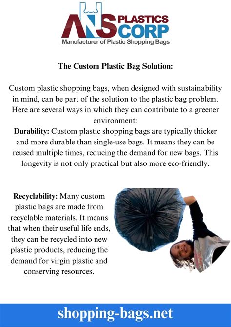 PPT - Custom Plastic Shopping Bags A Step Towards a Greener Environment ...