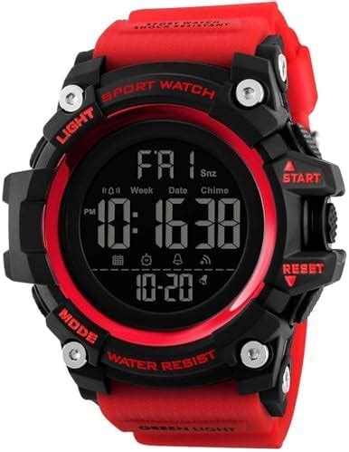 V2A Resin Sports Digital Men & Boy's Watch (Black Dial Green Colored ...