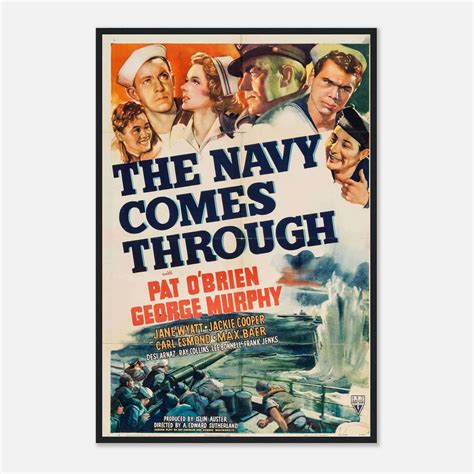 The Navy Comes Through (1942) Movie Poster Print - Citiesbox