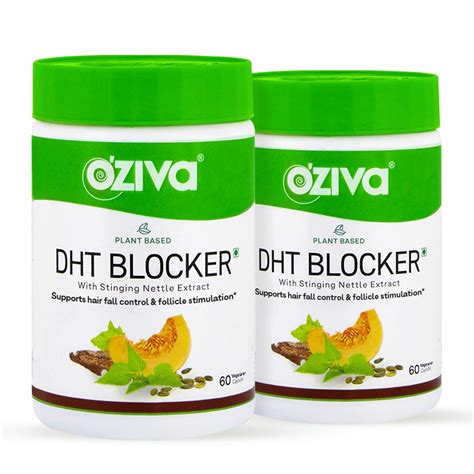 OZiva Plant Based DHT Blocker for Hair Fall Control & Hair Follicle ...