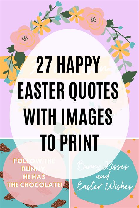 27 Happy Easter Quotes with Images to Print - Darling Quote