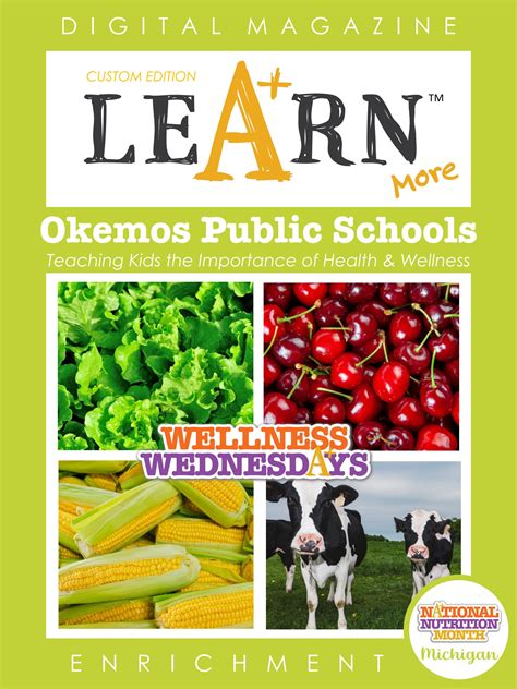 Okemos Public Schools, MI - Wellness Wednesdays by educationalsnacks ...