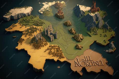 Middle-Earth Map 的图像结果