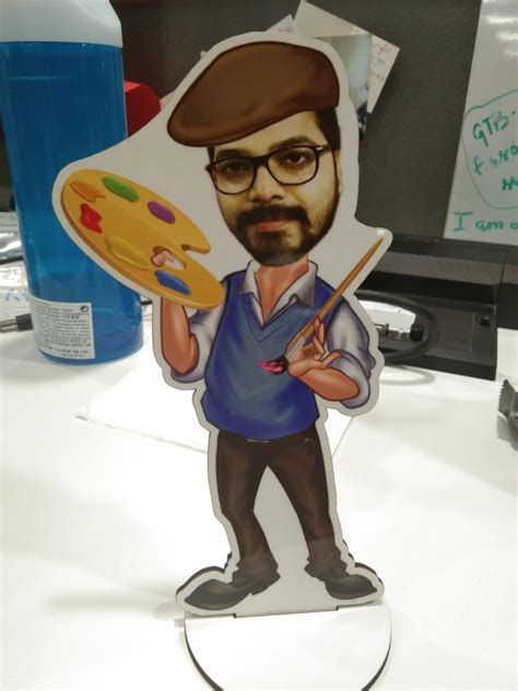 Presto Caricature Printed On Sublimatable Hardboard (8 inch ...