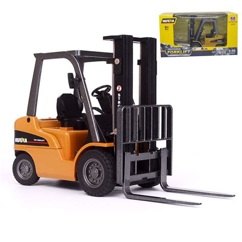 (Forklift) - Ailejia 1/50 Scale Forklift Trucks Alloy Models Fork Truck ...